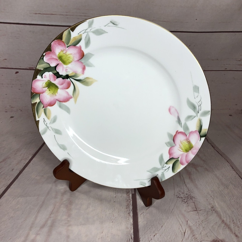 Vintage Noritake Azalea Dinner Plate Hand Painted Japan